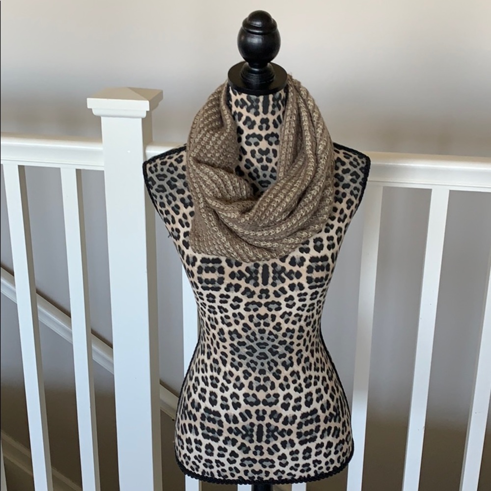 Brown & Tan Loop Scarf